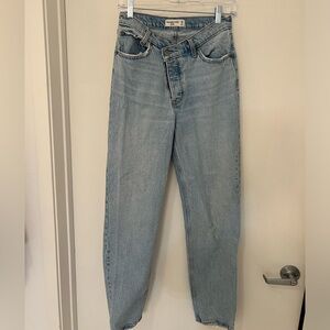 Abercrombie dad high rise jeans